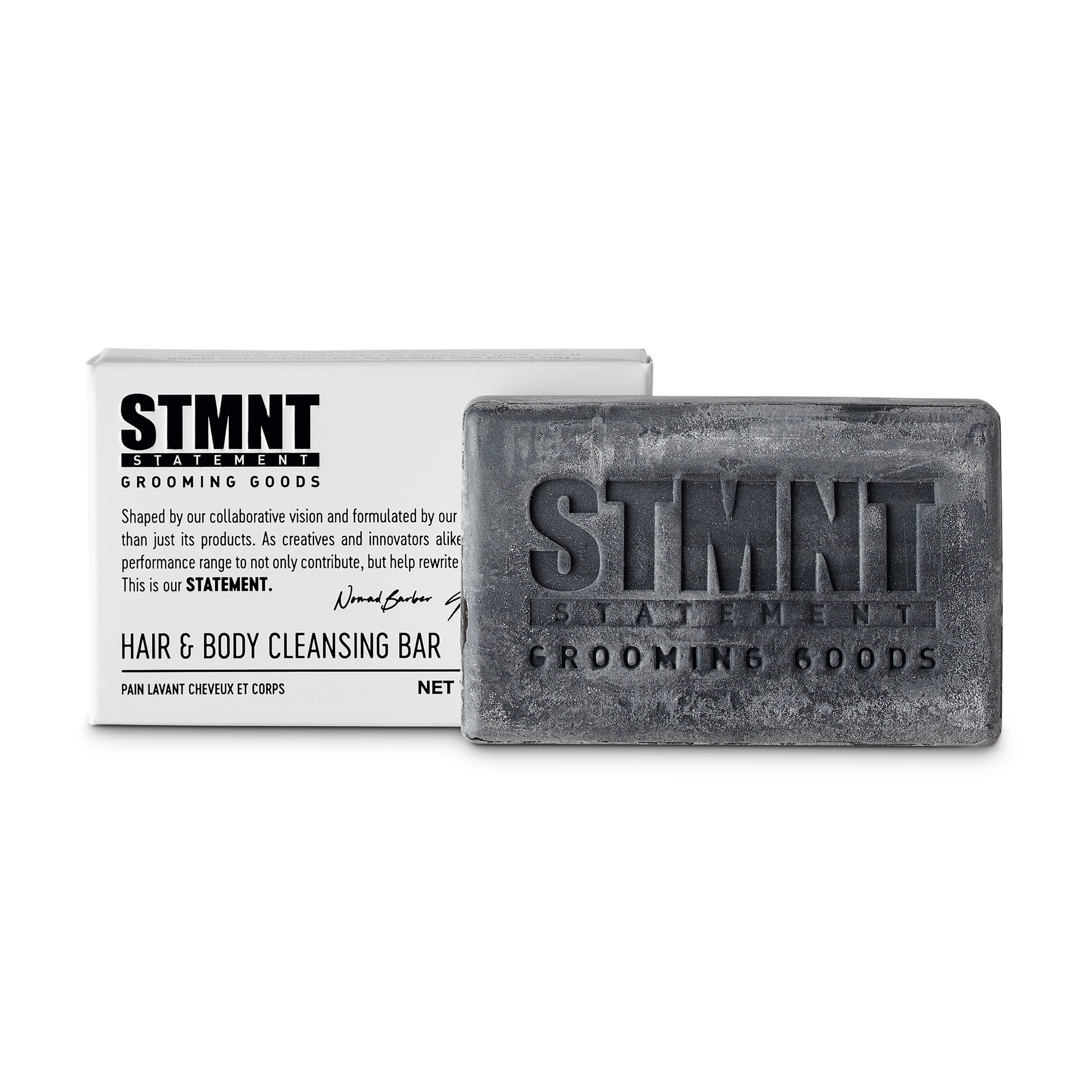 Чоловіче очищувальне мило для тіла та волосся STMNT Statement Grooming Goods Hair &amp; Body Cleansing Bar, 125 г
